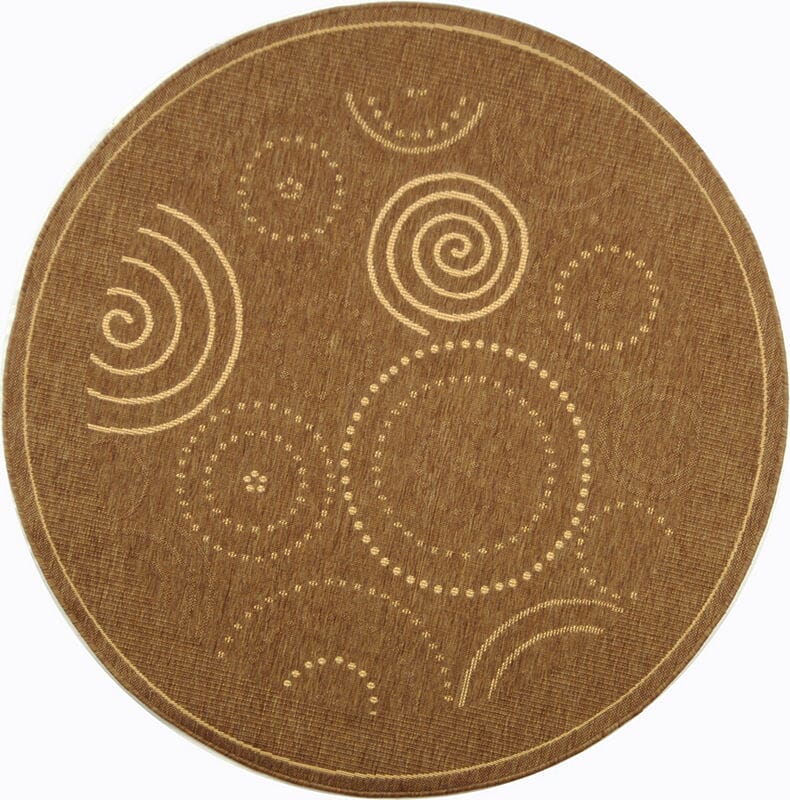 Safavieh Courtyard cy1906 - 3009 Brown / Natural Rugs - Safavieh - cy1906 - 3009 - 8r