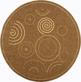 Safavieh Courtyard cy1906 - 3009 Brown / Natural Rugs - Safavieh - cy1906 - 3009 - 8r