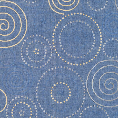 Safavieh Courtyard cy1906 - 3103 Blue / Natural Rugs - Safavieh - cy1906 - 3103 - 2