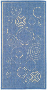 Safavieh Courtyard cy1906 - 3103 Blue / Natural Rugs - Safavieh - cy1906 - 3103 - 5r