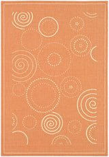 Safavieh Courtyard cy1906 - 3202 Terracotta / Natural Rugs - Safavieh - cy1906 - 3202 - 2