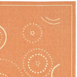 Safavieh Courtyard cy1906 - 3202 Terracotta / Natural Rugs - Safavieh - cy1906 - 3202 - 2