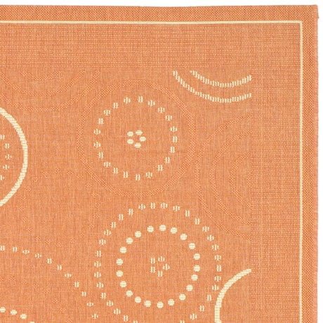 Safavieh Courtyard cy1906 - 3202 Terracotta / Natural Rugs - Safavieh - cy1906 - 3202 - 2