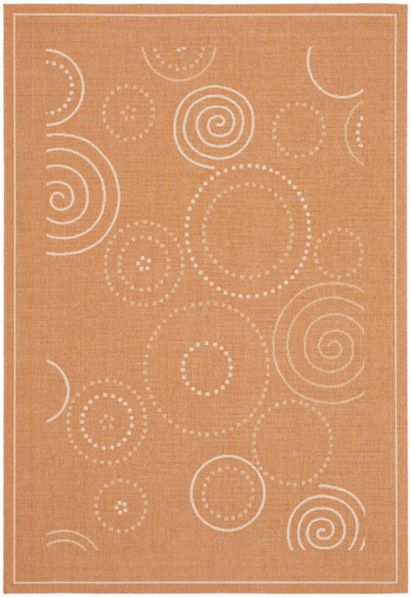 Safavieh Courtyard cy1906 - 3202 Terracotta / Natural Rugs - Safavieh - cy1906 - 3202 - 27