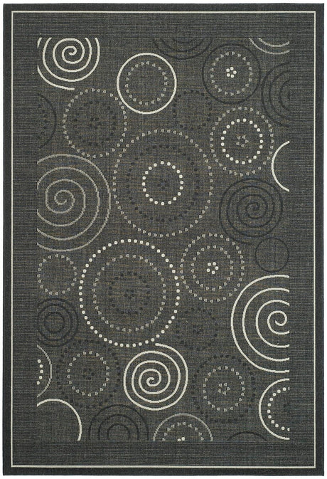 Safavieh Courtyard cy1906 - 3908 Black / Sand Rugs - Safavieh - cy1906 - 3908 - 2