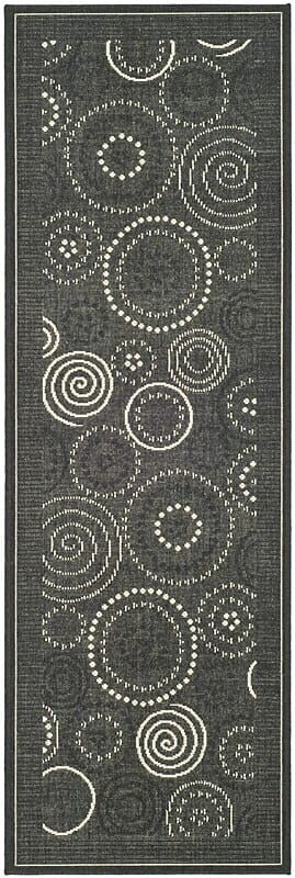 Safavieh Courtyard cy1906 - 3908 Black / Sand Rugs - Safavieh - cy1906 - 3908 - 27