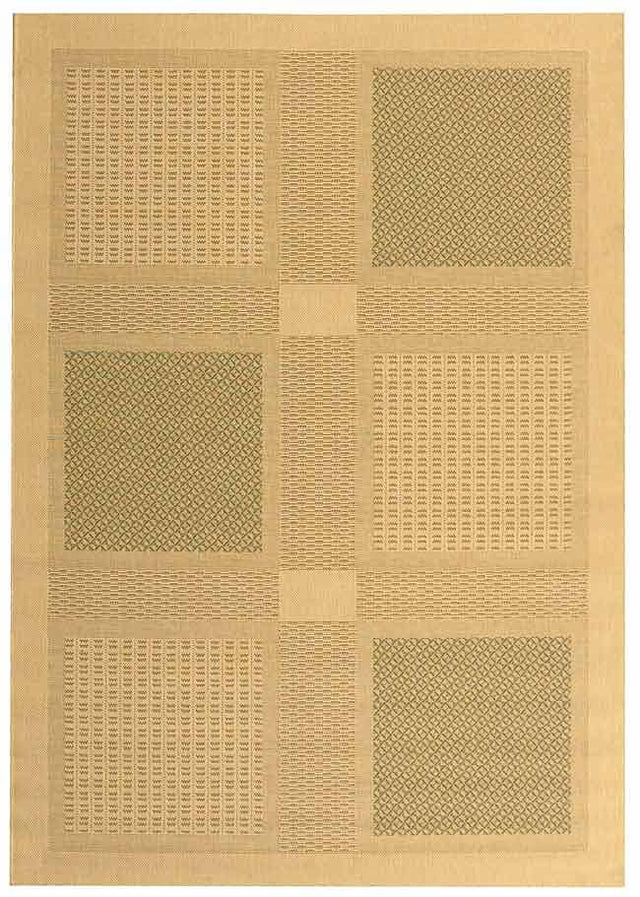 Safavieh Courtyard cy1928 - 1e01 Natural / Olive Rugs - Safavieh - cy1928 - 1e01 - 2