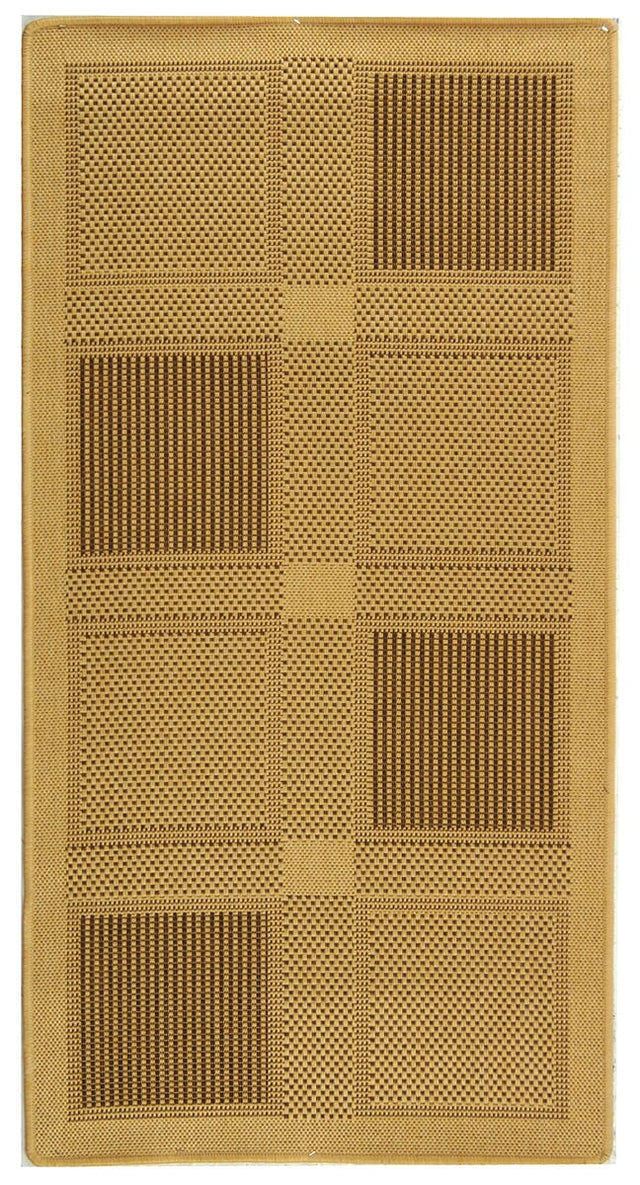 Safavieh Courtyard cy1928 - 3001 Natural / Brown Rugs - Safavieh - cy1928 - 3001 - 5r