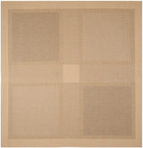 Safavieh Courtyard cy1928 - 3001 Natural / Brown Rugs - Safavieh - cy1928 - 3001 - 8sq