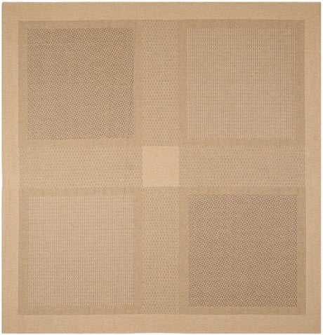 Safavieh Courtyard cy1928 - 3001 Natural / Brown Rugs - Safavieh - cy1928 - 3001 - 8sq