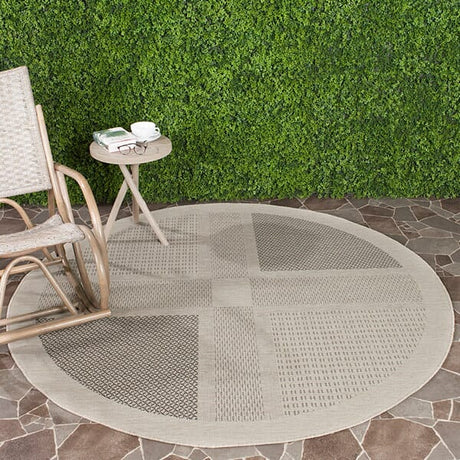 Safavieh Courtyard cy1928 - 3901 Sand / Black Rugs - Safavieh - cy1928 - 3901 - 27