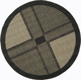 Safavieh Courtyard cy1928 - 3908 Black / Sand Rugs - Safavieh - cy1928 - 3908 - 5r