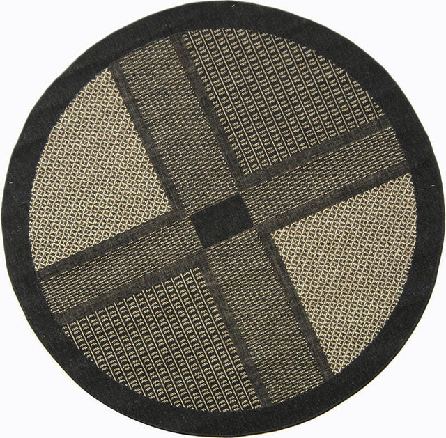 Safavieh Courtyard cy1928 - 3908 Black / Sand Rugs - Safavieh - cy1928 - 3908 - 5r