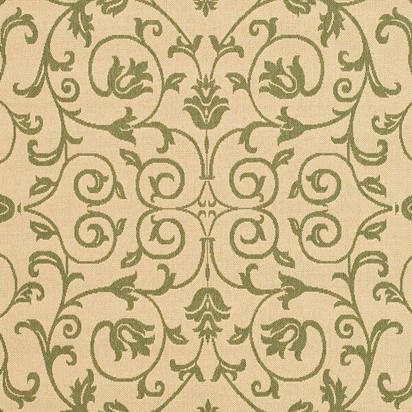 Safavieh Courtyard cy2098 - 1e01 Natural / Olive Rugs - Safavieh - cy2098 - 1e01 - 0