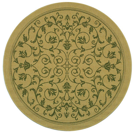 Safavieh Courtyard cy2098 - 1e01 Natural / Olive Rugs - Safavieh - cy2098 - 1e01 - 6