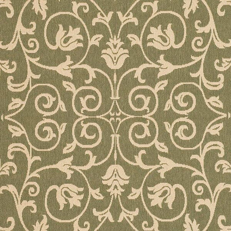 Safavieh Courtyard cy2098 - 1e06 Olive / Natural Rugs - Safavieh - cy2098 - 1e06 - 2