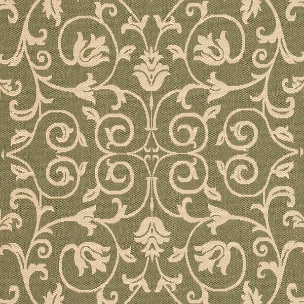 Safavieh Courtyard cy2098 - 1e06 Olive / Natural Rugs - Safavieh - cy2098 - 1e06 - 2