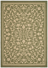Safavieh Courtyard cy2098 - 1e06 Olive / Natural Rugs - Safavieh - cy2098 - 1e06 - 2