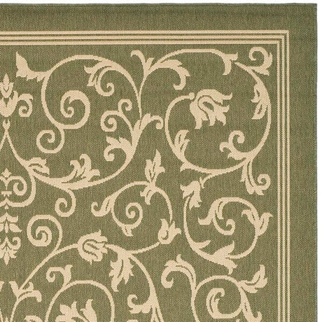 Safavieh Courtyard cy2098 - 1e06 Olive / Natural Rugs - Safavieh - cy2098 - 1e06 - 2