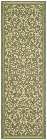 Safavieh Courtyard cy2098 - 1e06 Olive / Natural Rugs - Safavieh - cy2098 - 1e06 - 27