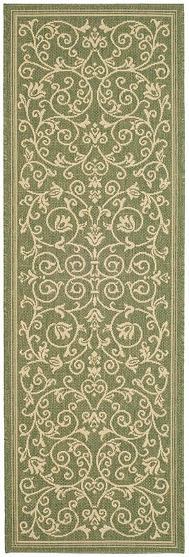 Safavieh Courtyard cy2098 - 1e06 Olive / Natural Rugs - Safavieh - cy2098 - 1e06 - 27