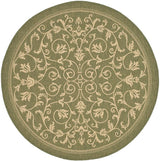 Safavieh Courtyard cy2098 - 1e06 Olive / Natural Rugs - Safavieh - cy2098 - 1e06 - 5r