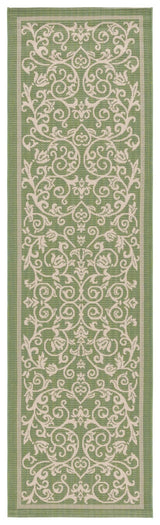Safavieh Courtyard cy2098 - 1e06 Olive / Natural Rugs - Safavieh - cy2098 - 1e06 - 7sq