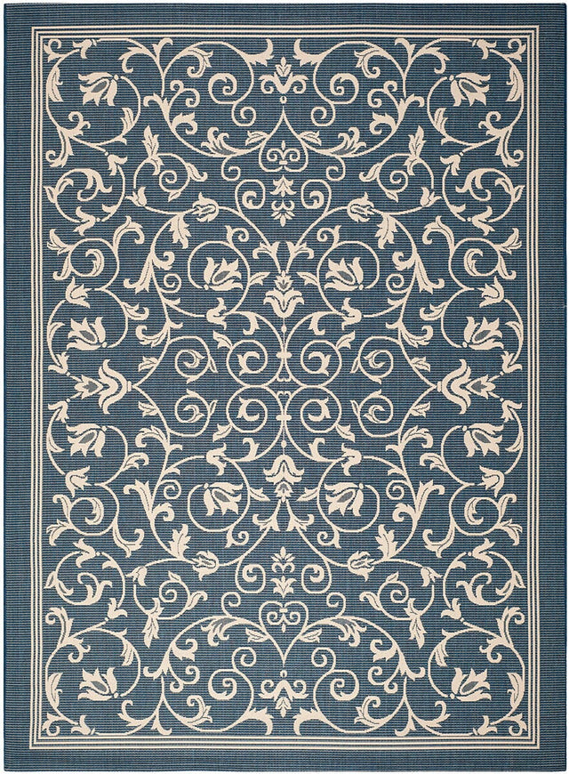 Safavieh Courtyard Cy2098 - 268 Navy / Beige Rugs - Safavieh - cy2098 - 268 - 2