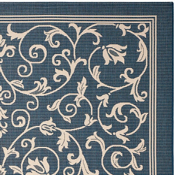 Safavieh Courtyard Cy2098 - 268 Navy / Beige Rugs - Safavieh - cy2098 - 268 - 2
