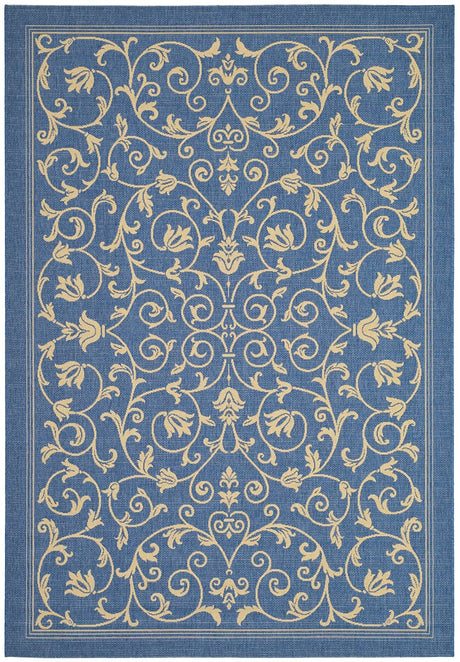 Safavieh Courtyard cy2098 - 3103 Blue / Natural Rugs - Safavieh - cy2098 - 3103 - 2