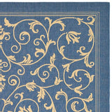 Safavieh Courtyard cy2098 - 3103 Blue / Natural Rugs - Safavieh - cy2098 - 3103 - 2