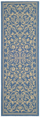 Safavieh Courtyard cy2098 - 3103 Blue / Natural Rugs - Safavieh - cy2098 - 3103 - 27