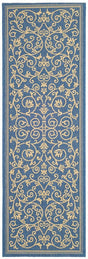Safavieh Courtyard cy2098 - 3103 Blue / Natural Rugs - Safavieh - cy2098 - 3103 - 27