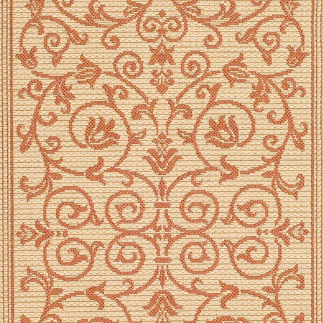 Safavieh Courtyard cy2098 - 3201 Natural / Terra Rugs - Safavieh - cy2098 - 3201 - 0