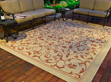 Safavieh Courtyard cy2098 - 3201 Natural / Terra Rugs - Safavieh - cy2098 - 3201 - 0
