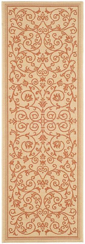 Safavieh Courtyard cy2098 - 3201 Natural / Terra Rugs - Safavieh - cy2098 - 3201 - 27