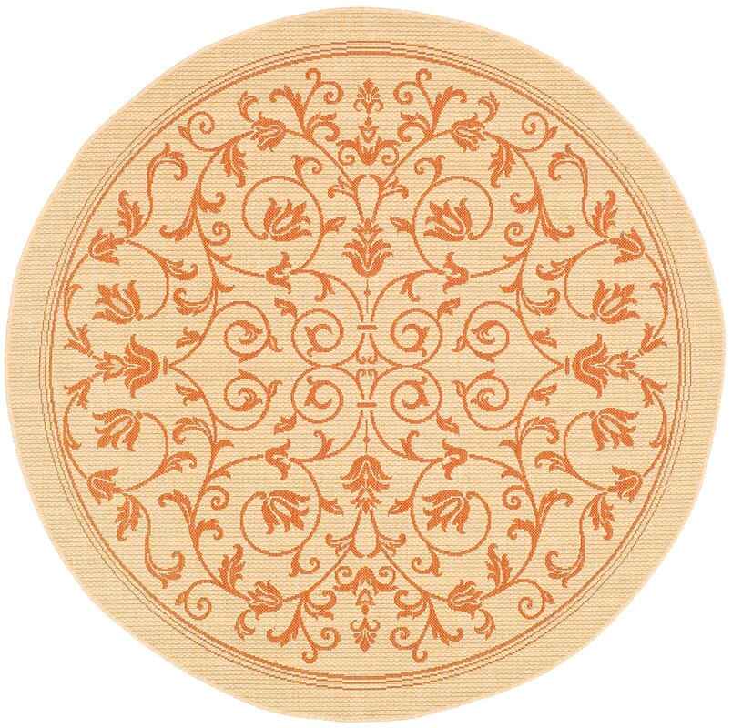 Safavieh Courtyard cy2098 - 3201 Natural / Terra Rugs - Safavieh - cy2098 - 3201 - 6