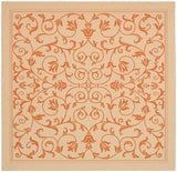 Safavieh Courtyard cy2098 - 3201 Natural / Terra Rugs - Safavieh - cy2098 - 3201 - 7sq