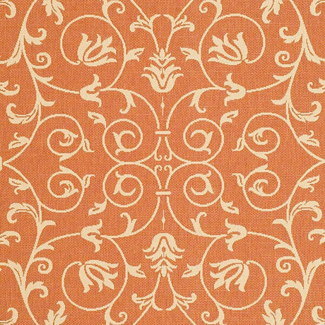 Safavieh Courtyard cy2098 - 3202 Terracotta / Natural Rugs - Safavieh - cy2098 - 3202 - 2