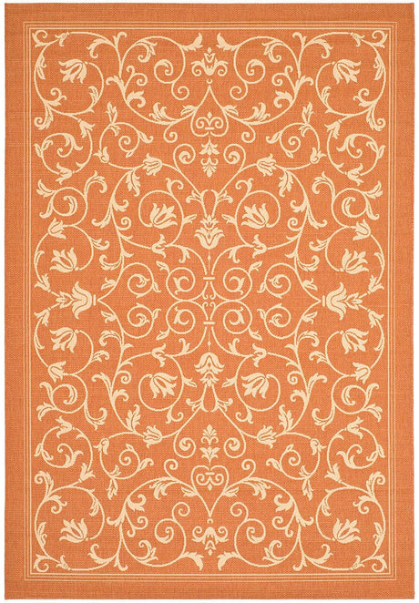 Safavieh Courtyard cy2098 - 3202 Terracotta / Natural Rugs - Safavieh - cy2098 - 3202 - 2