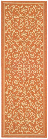 Safavieh Courtyard cy2098 - 3202 Terracotta / Natural Rugs - Safavieh - cy2098 - 3202 - 27