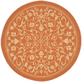 Safavieh Courtyard cy2098 - 3202 Terracotta / Natural Rugs - Safavieh - cy2098 - 3202 - 5r
