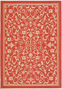 Safavieh Courtyard Cy2098 - 3707 Red / Natural Rugs - Safavieh - cy2098 - 3707 - 2