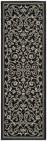 Safavieh Courtyard cy2098 - 3908 Black / Sand Rugs - Safavieh - cy2098 - 3908 - 27