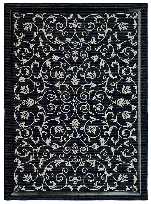 Safavieh Courtyard cy2098 - 3908 Black / Sand Rugs - Safavieh - cy2098 - 3908 - 6