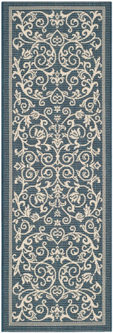 Safavieh Courtyard Cy2098 Navy/Beige Rug - Safavieh - cy2098 - 268 - 28