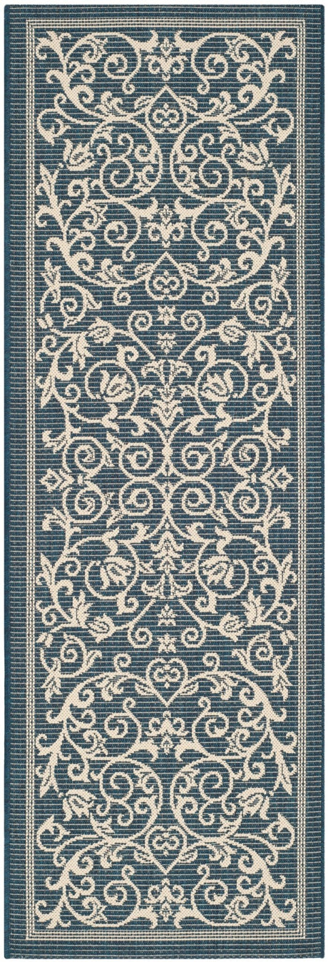 Safavieh Courtyard Cy2098 Navy/Beige Rug - Safavieh - cy2098 - 268 - 28