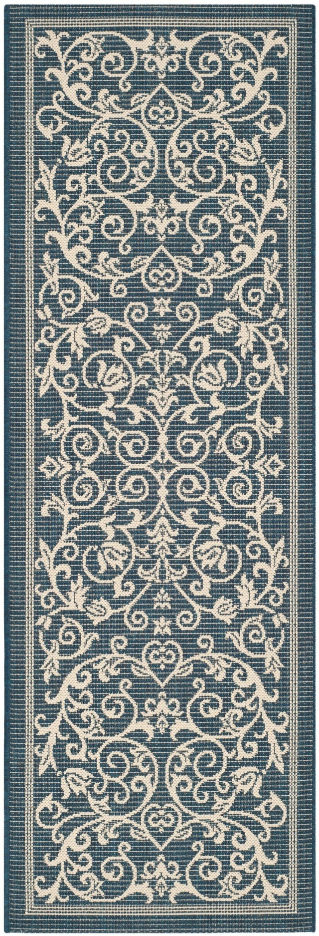 Safavieh Courtyard Cy2098 Navy/Beige Rug - Safavieh - cy2098 - 268 - 28