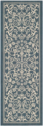 Safavieh Courtyard Cy2098 Navy/Beige Rug - Safavieh - cy2098 - 268 - 28