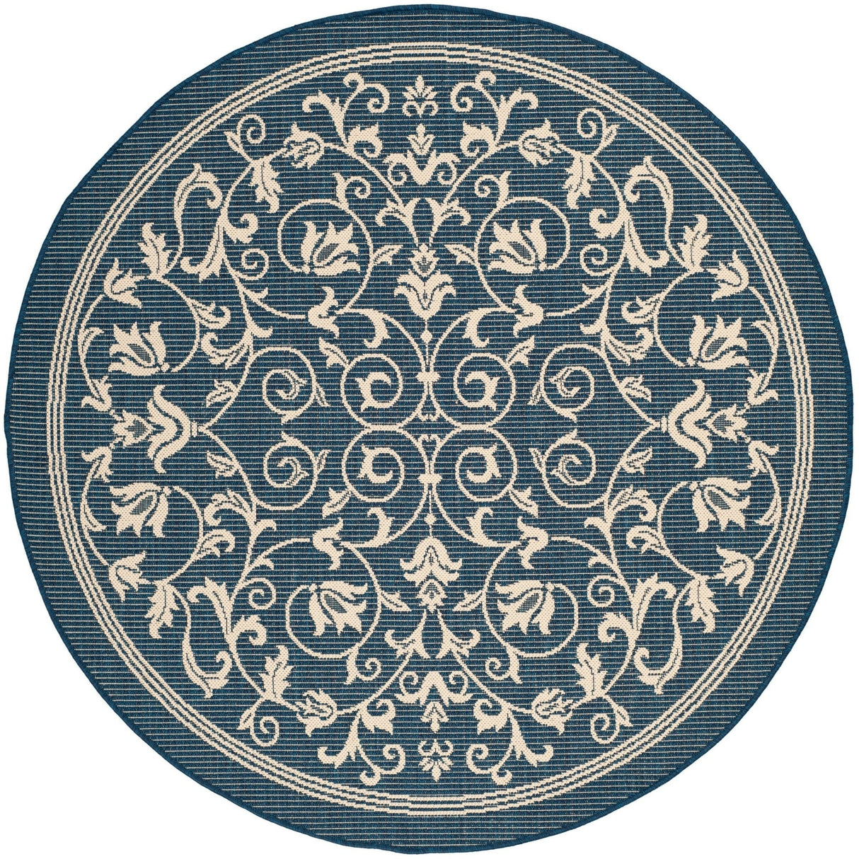 Safavieh Courtyard Cy2098 Navy/Beige Rug - Safavieh - cy2098 - 268 - 4r